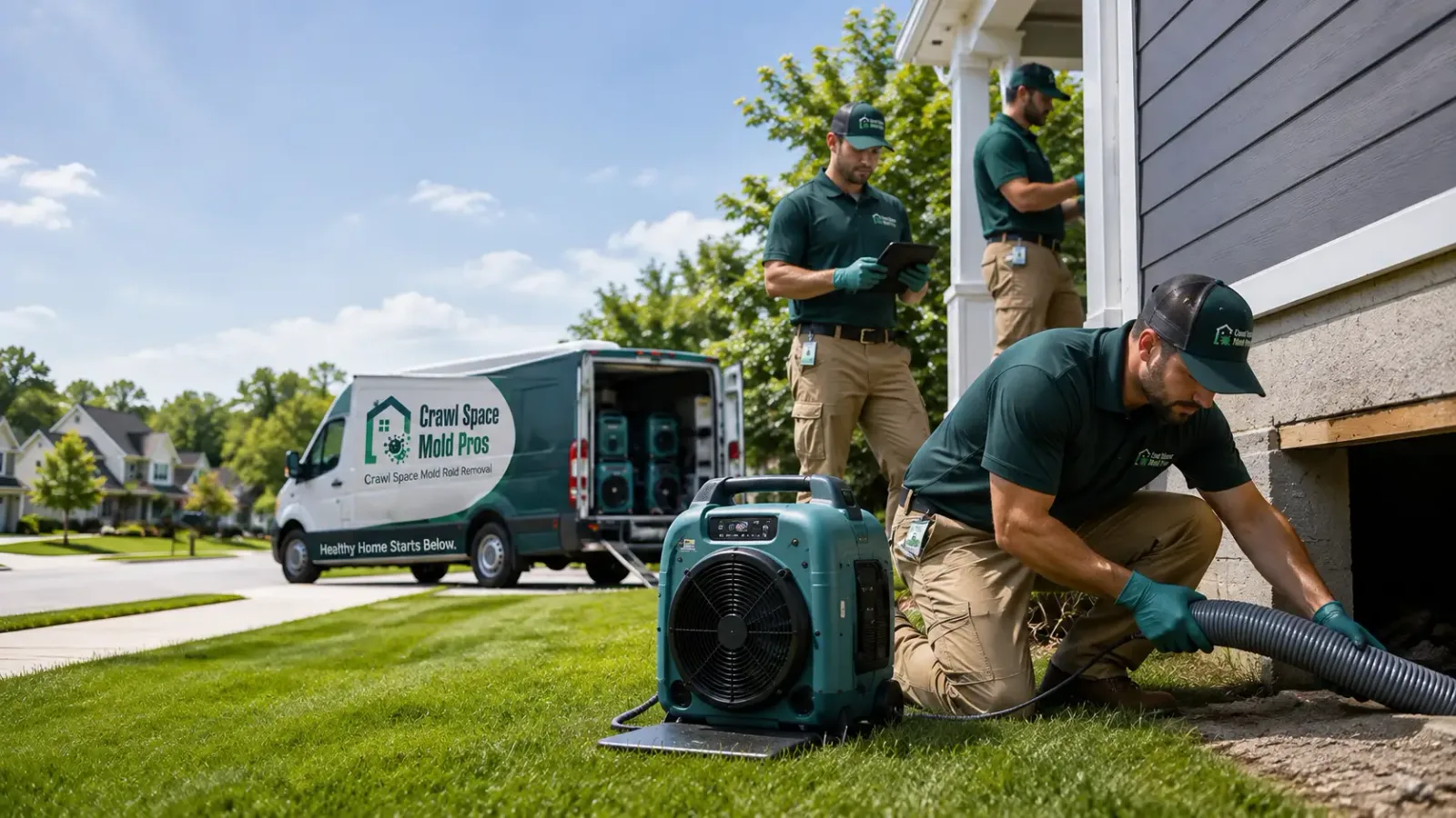 Crawl Space Mold Removal in Windham, OH